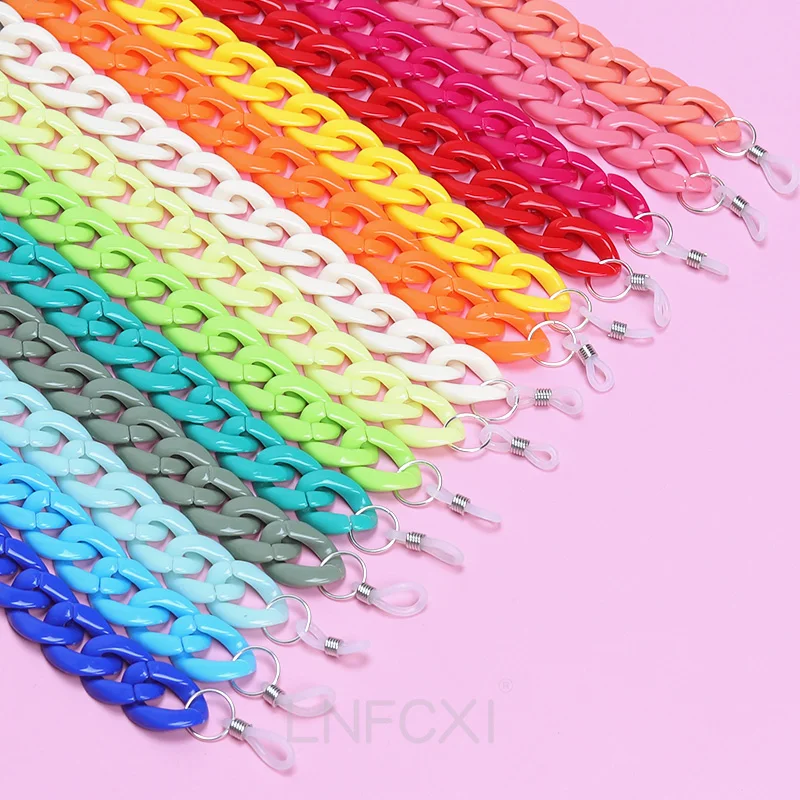 Men Accessories Neck Chain - JNPCXI 패션 아크릴 선글라스 체인 매는
