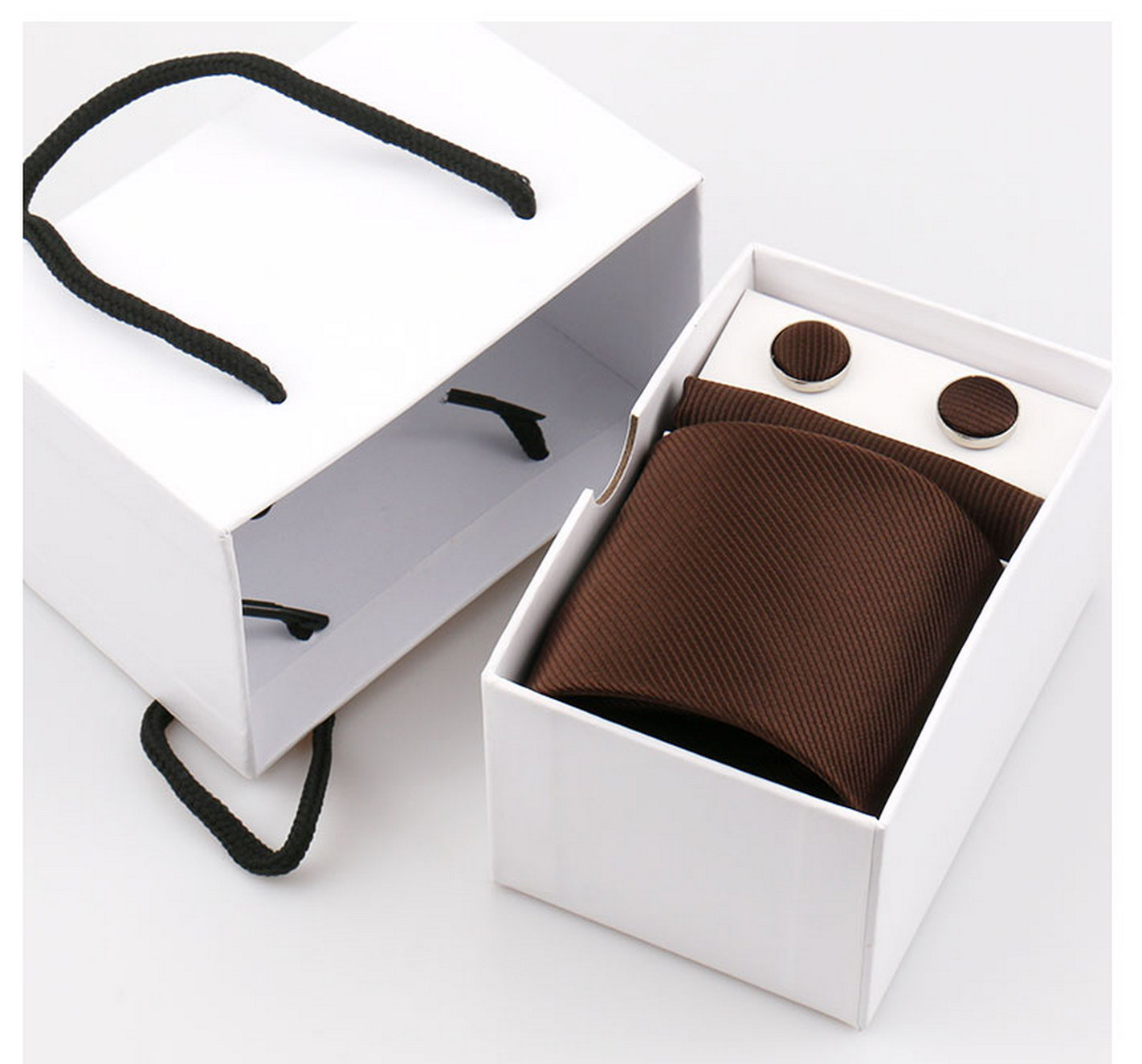 세련된 남성용 넥타이 세트, 7.5cm 폭의 단색 넥타 - Neck Tie Set Box 리뷰 및 가격