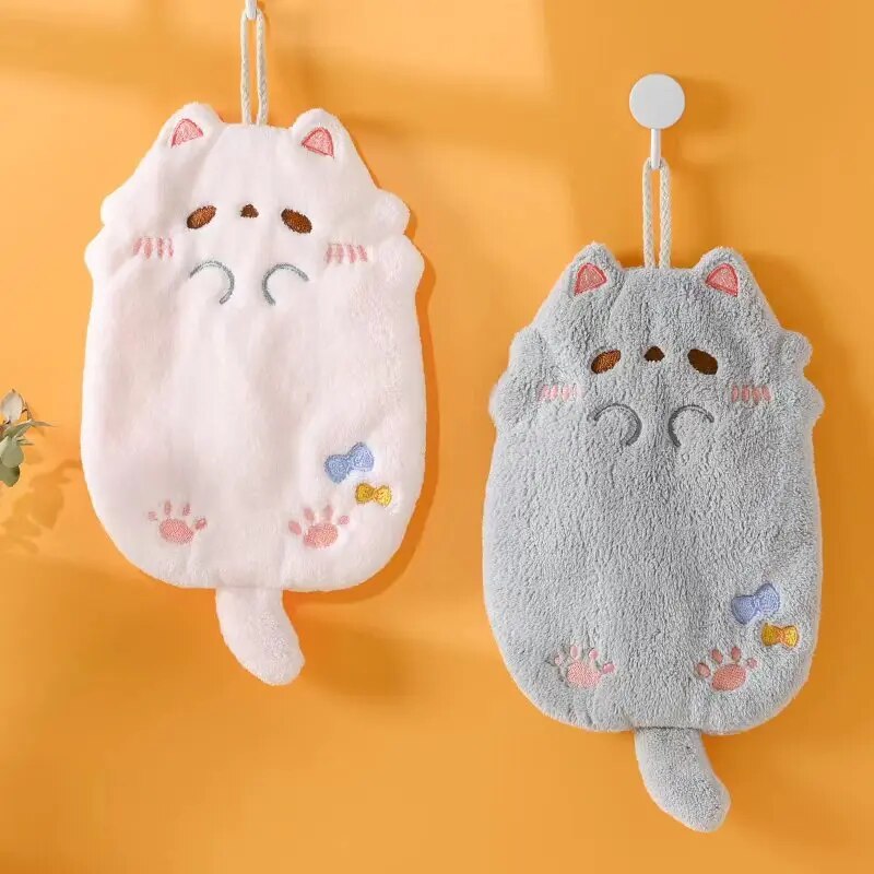 도매 귀여운 만화 Tanuki 교수형 수건 산호 벨벳  - Men'S Accessories Types 리뷰 및 가격